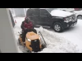 Cub Cadet XT1 in deep snow