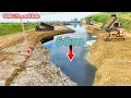 Download Lagu Incredible, Land Sink! Slide Down Again Repaire Back with Trucks \u0026 Komatsu D53 Dozers Pushing Soil