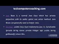 What is Java Bean in Java