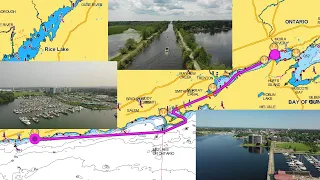 Boating Lake Ontario. Belleville through the Murray Canal to Cobourg