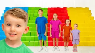 Otroci spremenijo sobo v igrišče oblik! 🟦🟨