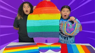 Buying The World s Largest Pop Its with our Dad s Credit Card
