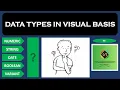 DATA TYPES IN VISUAL BASIC VB WORLDWIDE PROGRAMMER
