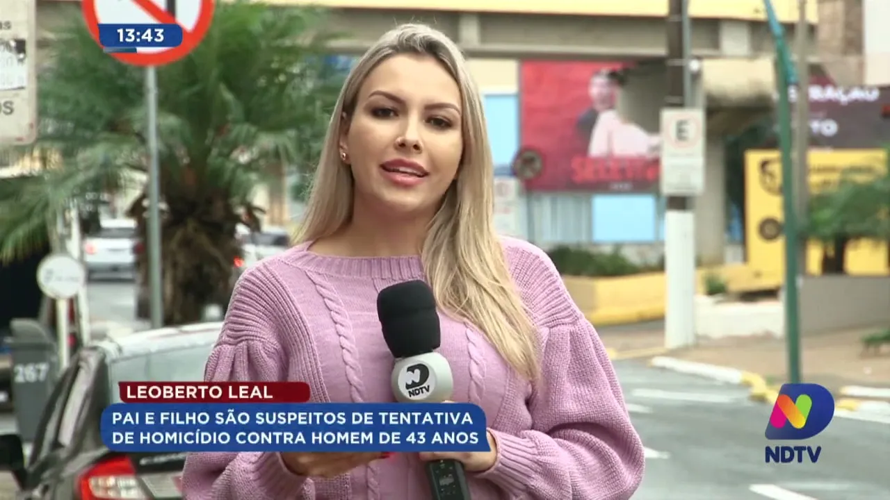 Leoberto Leal: pai e filho são suspeitos de tentativa de homicídio contra homem de 43 anos