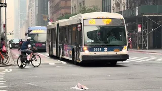 MTA Bus 2012 NOVA LFSA On The M31 W 57TH Street Broadway