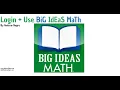 Login and Use Big Ideas Math