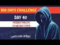 Day 40 LeetCode Redistribute Characters to Make All Strings Equal DSA - 100 Days of Code