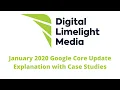 January 2020 Google Core Update Explanation with Case Studies