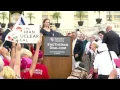 Katy Tur looks hot at Stop Iran rally