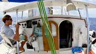 CATAMARAN SAILING: SAILING AGAINST THE TRADE WINDS TO PUERTO RICO 🇵🇷 THE THORNY PATH…