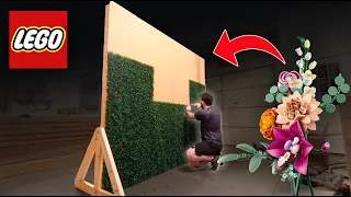 Building a LEGO Flower Wall for my Wedding!
