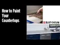 How To Use Rust-Oleum HOME Countertop Coating