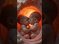 Download Lagu Twin Babies Kissing \u0026 Moving in Mother’s Womb 🤰💖 | Unborn Baby Development #pregnancy #shorts