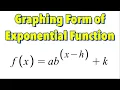 Graphing Form of Exponential Function Explained Using Desmos