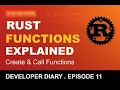 Rust Programming Tutorial - Create Call Use Functions