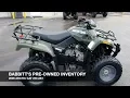 Babbitt s Pre-Owned 2006 Arctic Cat 250 2x4
