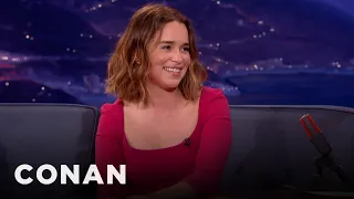 Emilia Clarke Doesn t Get Recognized By Game Of Thrones Fans CONAN on TBS