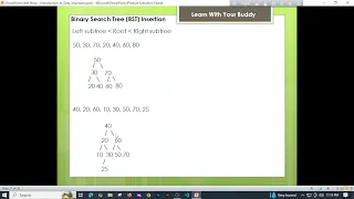 Tutorial 22 Binary Search Tree BST Insertion - Build and Insert Nodes Efficiently