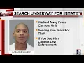 Authorities searching for inmate that escaped from Brazoria prison