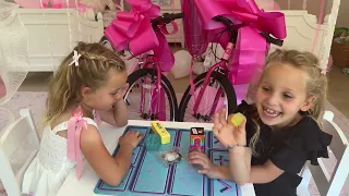 Real Life SQUISHY Trading Challenge with the TWINS 💖🌈🫧🎀