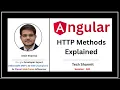 HTTP Methods Explained - GET POST PUT DELETE API in Angular Angular Tutorial Ep-361