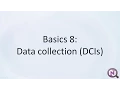 Basics 8 Data collection DCIs