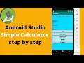 android studio simple calculator app part 4