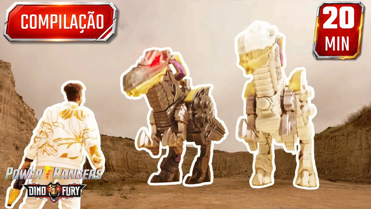 Dimensões Diferentes ???? Dino Fury ⚡ Power Rangers para Crianças