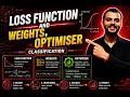 EP-11 Loss Function Weights Gradient Descent Optimizer Explained Machine Learning in Hindi