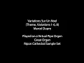 Variations Sur Un Noel (Theme, Variations 1-6, 8) VPO