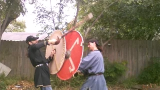 Viking Shield Techniques - Nail or indentation manipulating opponent s shield ep 5