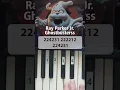 Ray Parker Jr - Ghostbusters Piano tutorial