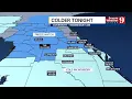 Florida setting up for COLD night tonight