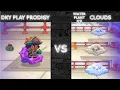 Battling the Water Plant and Ice Cloud bosses in Prodigy on Hard Mode
