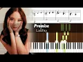 Download Lagu Laufey - Promise - Accurate Piano Tutorial with Sheet Music