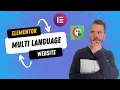 Elementor Multi Language website - Using Polylang and Elementor