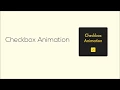 html css javascript - Custom Checkbox Animation Tutorial