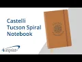 Castelli Tucson Spiral Notebook from 4imprint