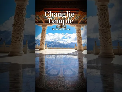 Changlie Monastery Sichuan: The Palace Above Clouds Near Chengdu #shorts