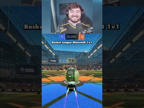 Can I beat a Rocket League pro using Minecraft mods?