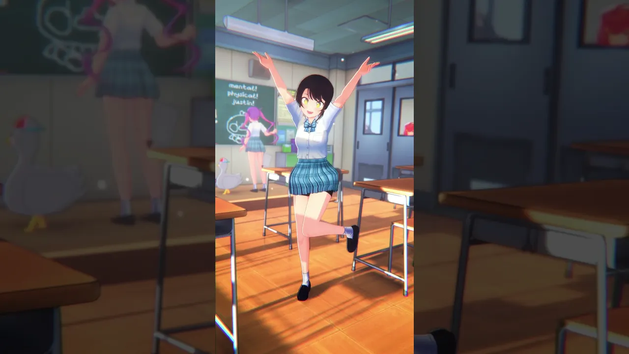 オリジナル曲 #ラブミ！ 学校で踊ってみた！?✐ #dance #shorts #short