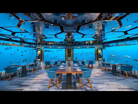 Download MP3 Underwater restaurant in the Maldives | Surreal fine dining experience