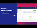 How to Export Grades