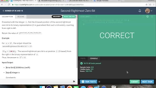 Second-Rightmost Zero Bit - CodeFights