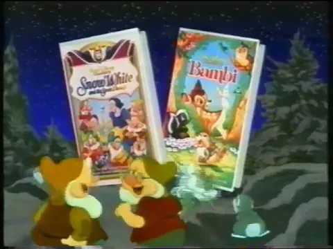 Download MP3 Snow White \u0026 the Seven Dwarfs and Bambi UK VHS Christmas Advert (1994)