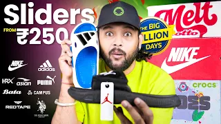 Flipkart Big Billion Days: 20 Best Sliders/Flip Flop For Men 😱 Nike, Adidas, Puma, Crocs ONE CHANCE