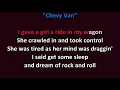 Sammy Johns - Chevy Van
