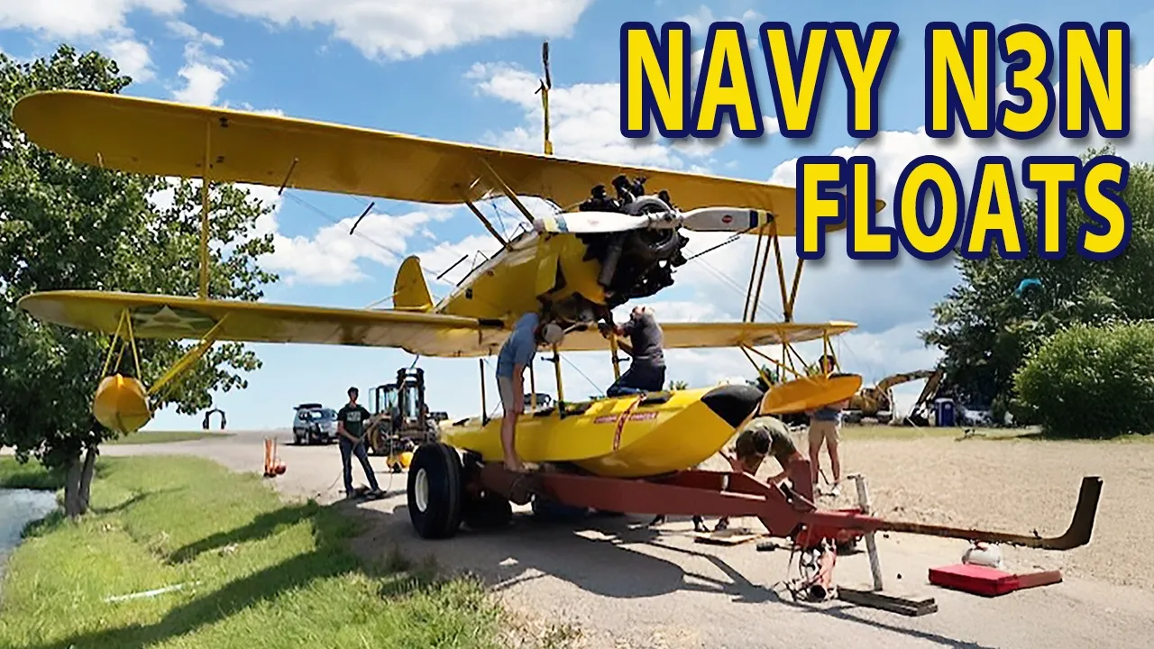 NAVY N3N FLOATS - Arrival at Fantasy of Flight!