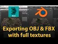 How to export 3dsMax file to OBJ FBX with full textures
