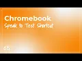 Chromebook Speak to Text Shortcut - APS Quick Tips